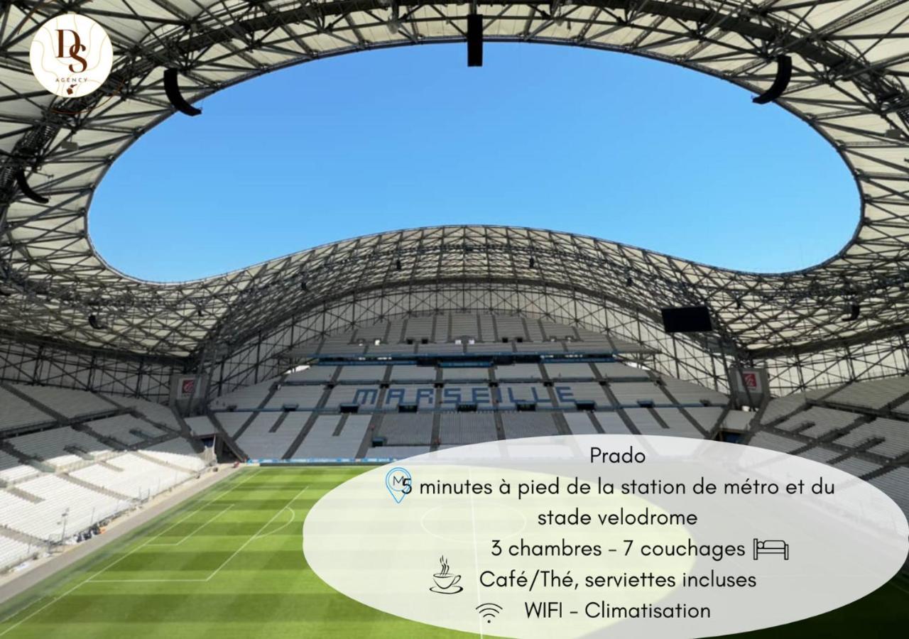 Appartement De Charme Proche Stade Velodrome Marseille Exteriör bild
